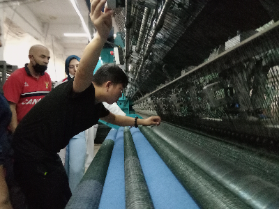 flat yarn shade net machine