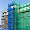 Building Scaffolding Safety Net