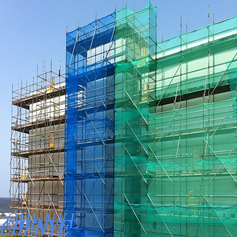 Building Scaffolding Safety Net